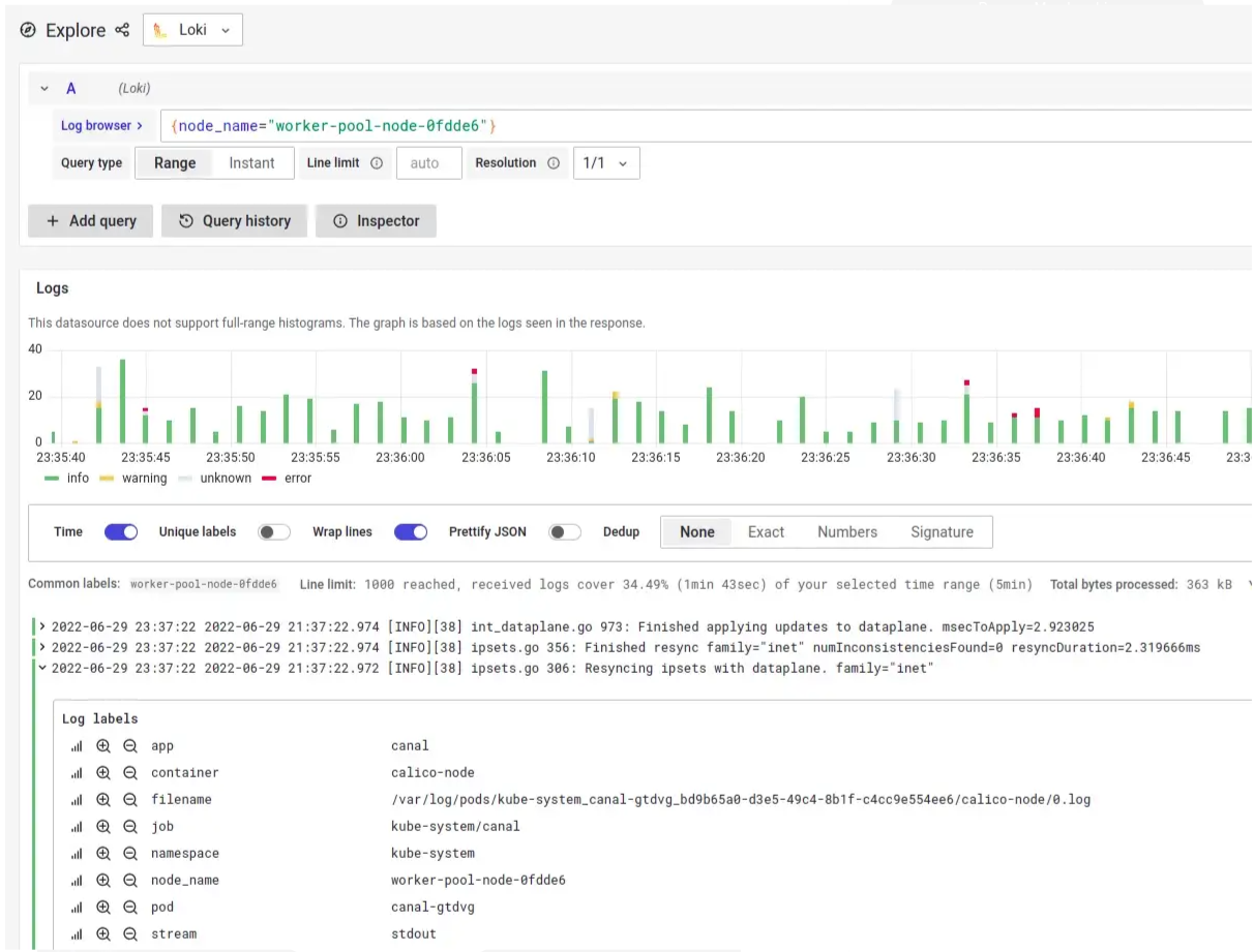 Promtail logs with Loki &amp;amp; Grafana